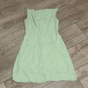Chic Mint Green Mini Dress
